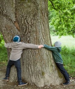 Bómullarflís peysa