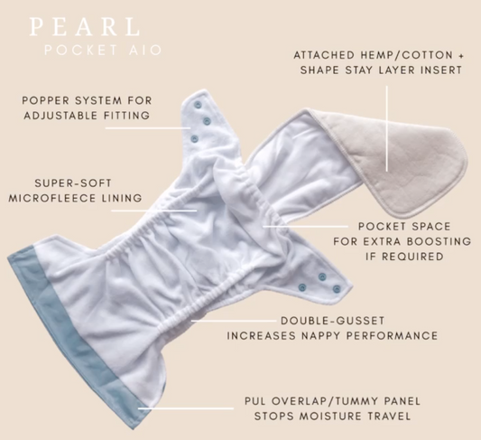 Modern Cloth AIO nappy