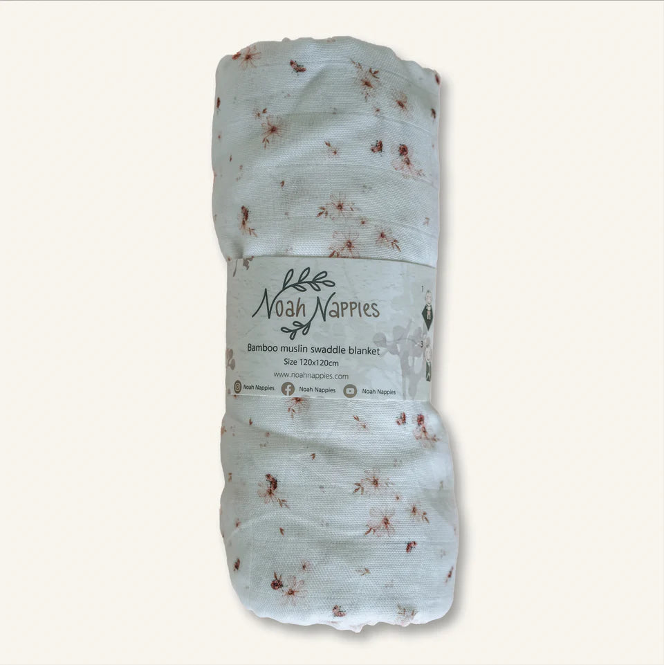 Bambus Swaddle Muslin Teppi