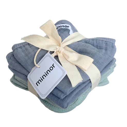 Organic Muslin Baby Wash Cloths