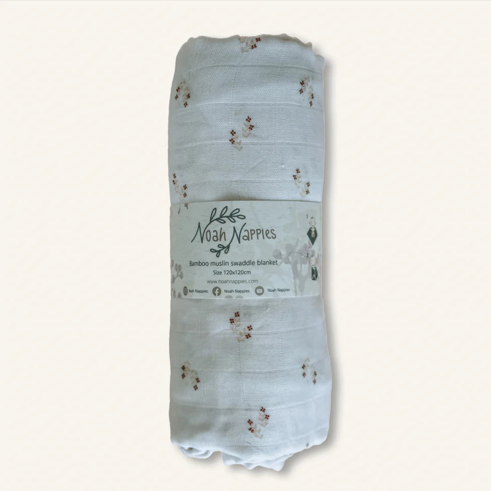 Bambus Swaddle Muslin Teppi